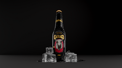 Product 3D - Brazilian Beer - Caracu 3d 3danimation 3dproduct animation clean cleandesign creative design motion graphics photorealism product video videoproduct