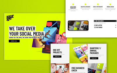 SURGE SOCIALS | WEBSITE branding design graphic design logo social media design ui ux webdesign