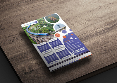 flyer design for travel agency branding design graphic design illustration typography vector