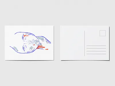 Illustrated Postcard III design graphic design illustration