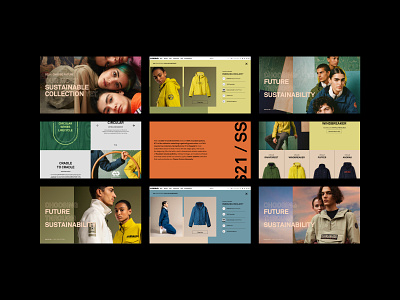 Napapijri – Circular Series aftereffect circular design eco effect fashion figma layout menu motion napapijiri sketch street sustainability ui ux