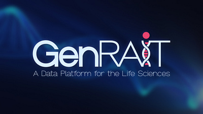 GenRAIT brand brand identity branding data platform genetics genomics life sciences logo science