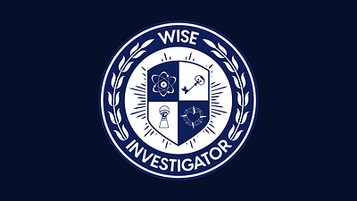 Wise Investigator brand brand identity branding logo research science