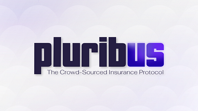 Pluribus brand brand identity branding decentralized insurance logo web3