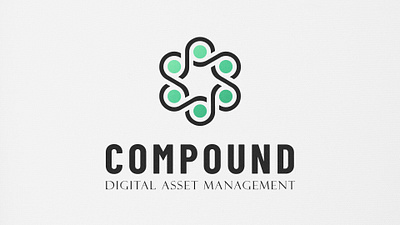 Compound Digital Asset Management branding crypto digital asset management hedge fund logo sales deck web3