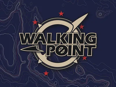 Walking Point brand identity branding email list lifestyle logo military motivation personal brand