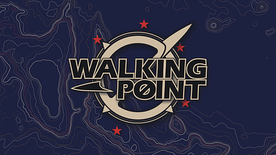 Walking Point brand identity branding email list lifestyle logo military motivation personal brand