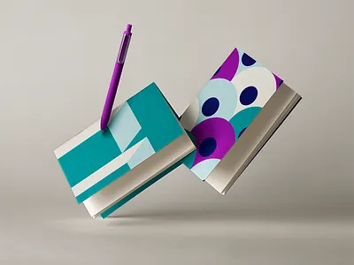 Grocery TV notebook exploration branding illustrator merch minimal notebook print