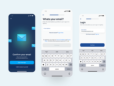 Log in/email confirmation app black branding confirm design email figma finance fintech game illustration log in logo notification onboarding sign in sign up ui ux