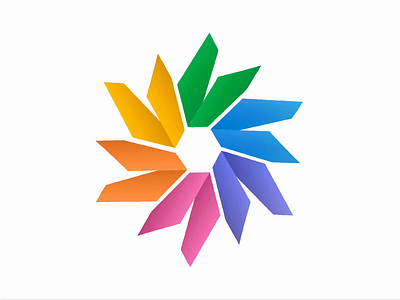 JOTD Logo color logo rainbow software design