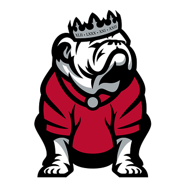 King UGA branding bulldog design georgia identity illustration logo sports sports branding sports identity sports logo