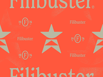 Filibuster - Logo ben stafford brand branding bust design filibuster geometric hot logo mark pop rocket star tower vector