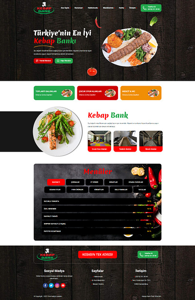Turkish Kebaps Web Template food kebap kebaps templates turkish web web templates