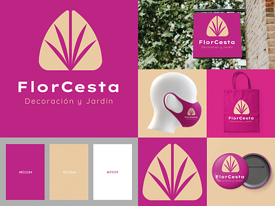 FlorCesta branding design graphic design illustration logo typography