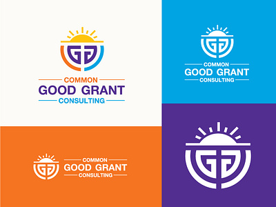 Common Good Grant Consulting Logo Design. brandidentity branding cc ccgg cg colorful consulting design gc gg ggcc graphic design icon logo logodesign logodesigner logoinspiration multicolor sun visualidentity