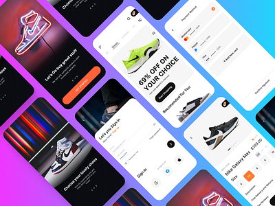 Sneakers E-commerce App application apps design ui