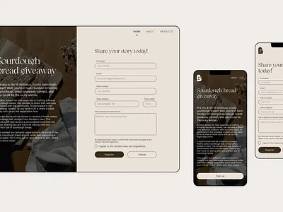 DailyUI 001 - Sign-up - Giveaway Contest Registration 001 dailyui design graphic design input field logo registration sign up ui ux