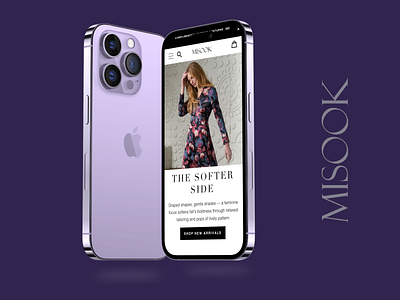 Misook - Defining Modern Luxury design ecommerce mobile design web design