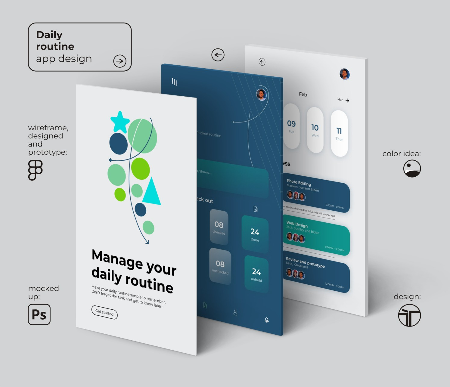 daily-routine-app-design-by-tunde-akinkunmi-on-dribbble
