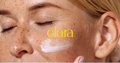 Clara Skincare E-commerce Design branding e commerce logo ui website design