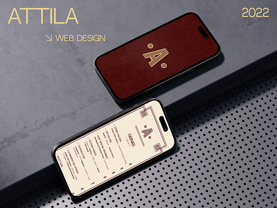 Attila Italian Bar Online Menu bar branding brutallism menu minimalism page restaurant tilda ui web