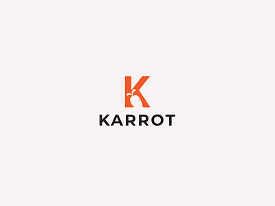 Karrot Logo carrot logo creative logo karrot logo letter k logo