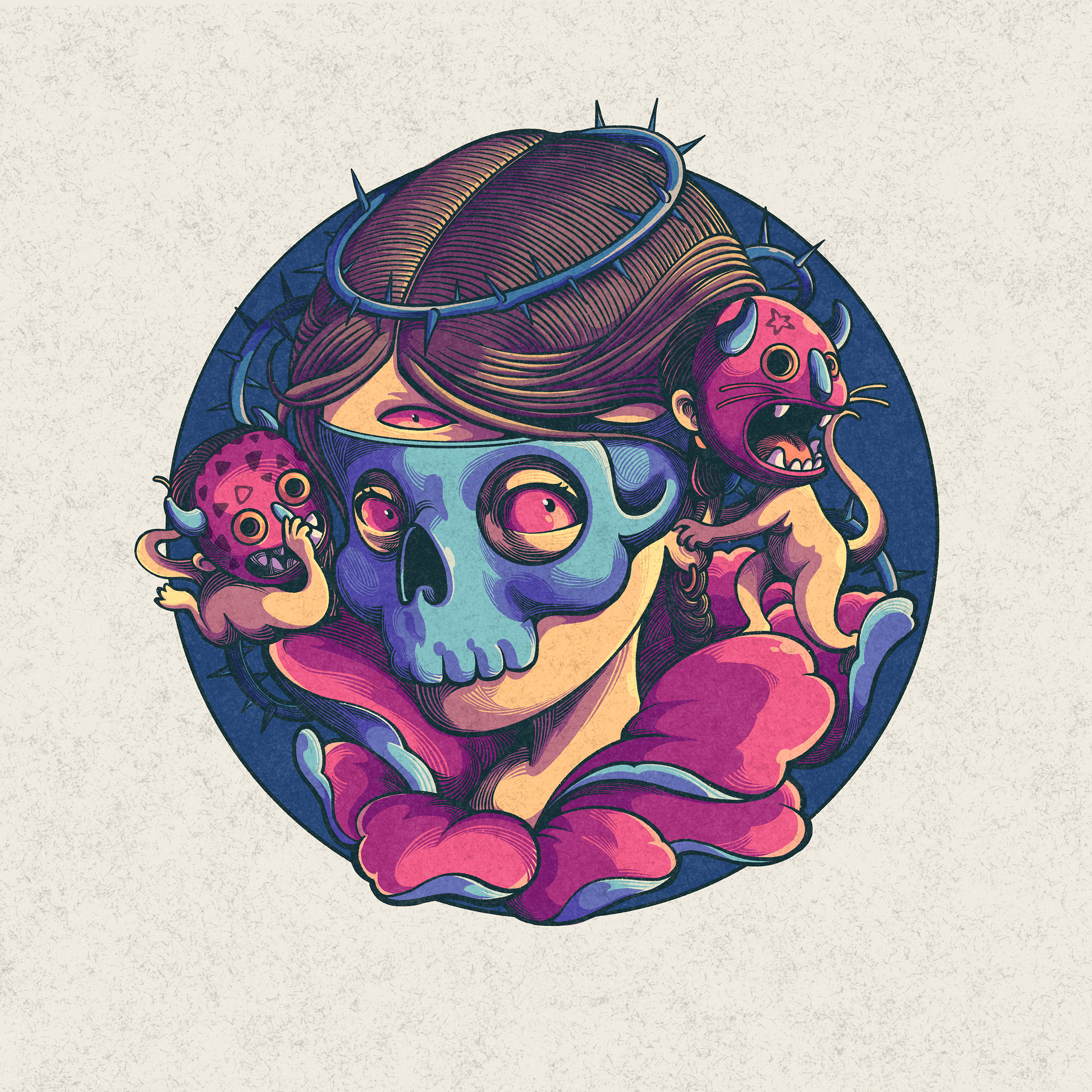 Catrina. art branding design design character digital art graphic design illustration logo photoshop