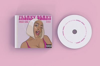 "Freaky Deaky" Cover Art design illustration