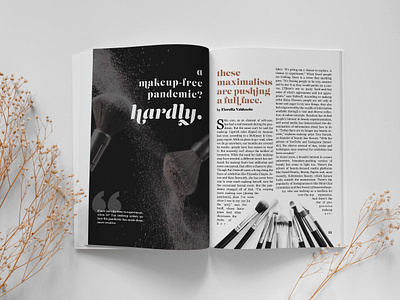 Wall Street Journal Magazine Spread graphic design magazine spread typography