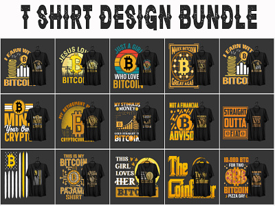 Bitcoin T-shirt design bundle bitcoin bitcoin t shirt design branding design fishing t shirt graphic design vector