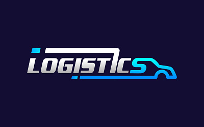 Auto Truck Transport Logistics Logo Design transport