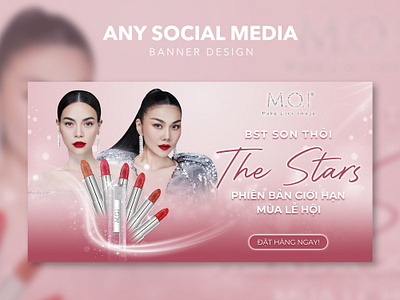 Lipstick Collection banner graphic design lipstick social media