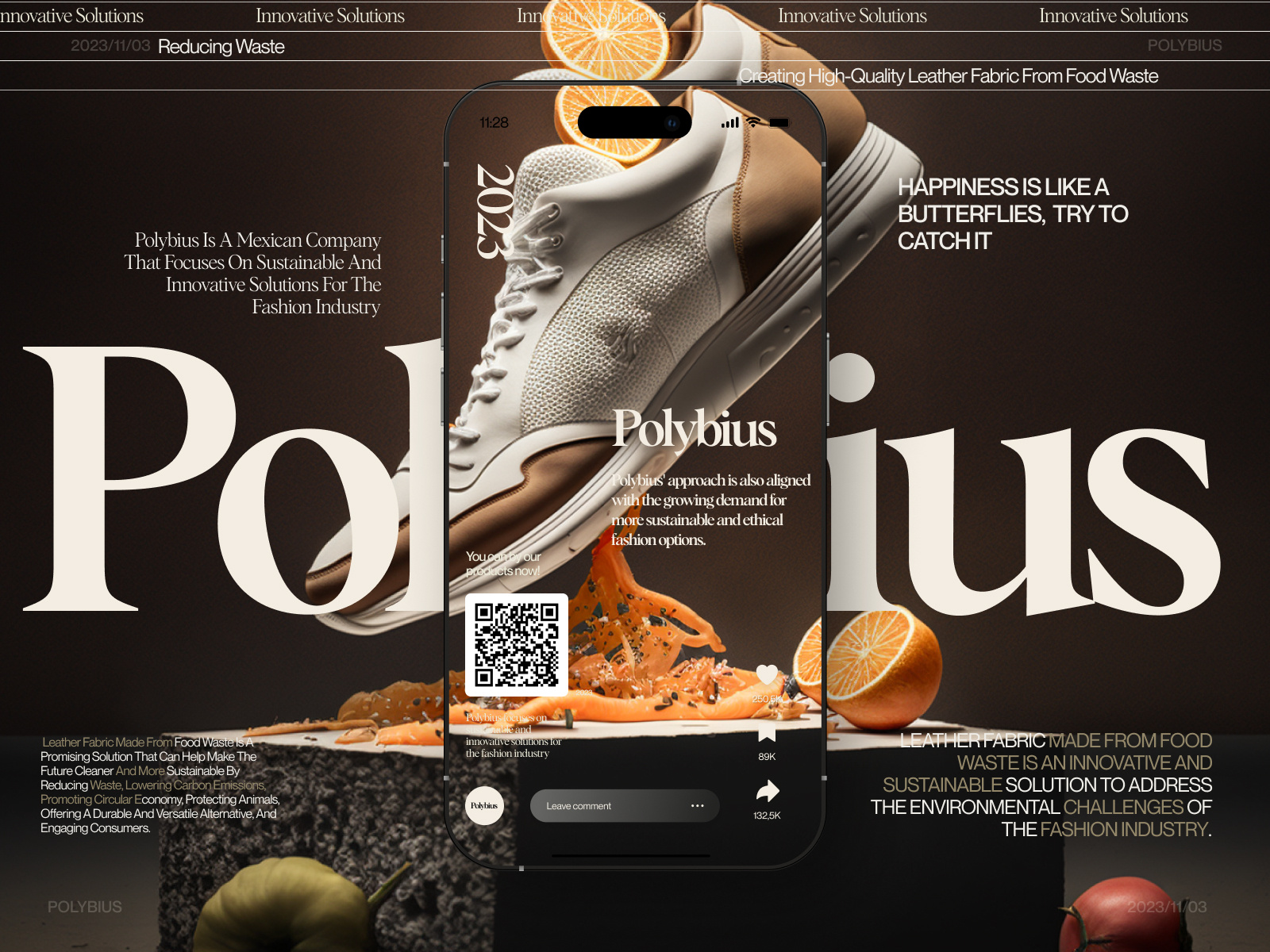 Polybius social media feed design 3d 3d art app branding creative design design figma graphic design landing page minimalistic designs modern design social media feed social media post typography ui ui webdesign ux web webdesign website