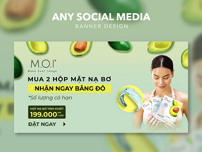 Nourishing Mask banner graphic design nourishing mask social media