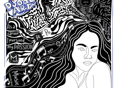 Unapologetically ME !! 😊✨❤️💙 art design doodle doodleart illustration redbull