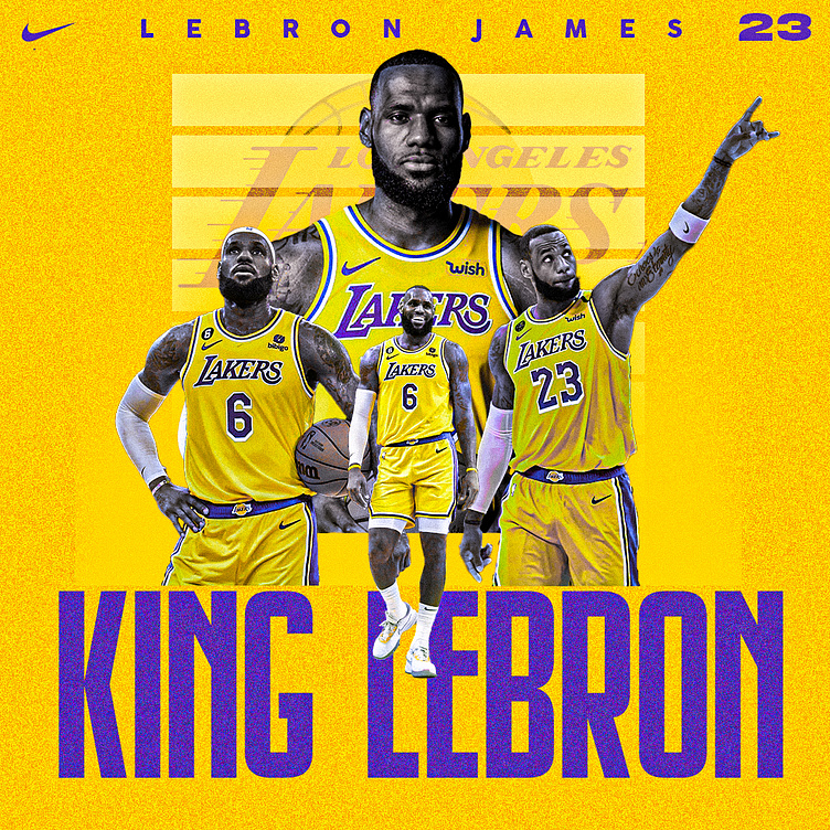 Lebron James Poster Design by Suborna Chakraborty on Dribbble