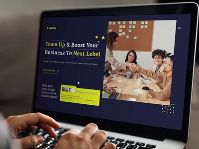 Buniness Helping agency website ui agency business business help digital marketing landing page ui ui design uiux website