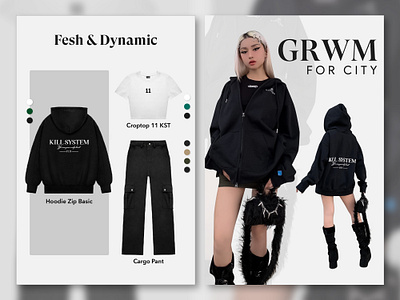 Synthetic - Fashion Design banner fashion girl graphic design social media