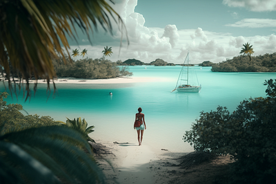 Scenic Lagoon design graphic design illustration photoshop