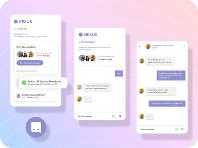 Chat App - Customer Support 👩🏼‍💻🧑🏻‍💻 app chat chat app clean customer customer care customer experience customer service customer success desktop helpdesk live chat live support management messenger messenger app mobile support tech support ui