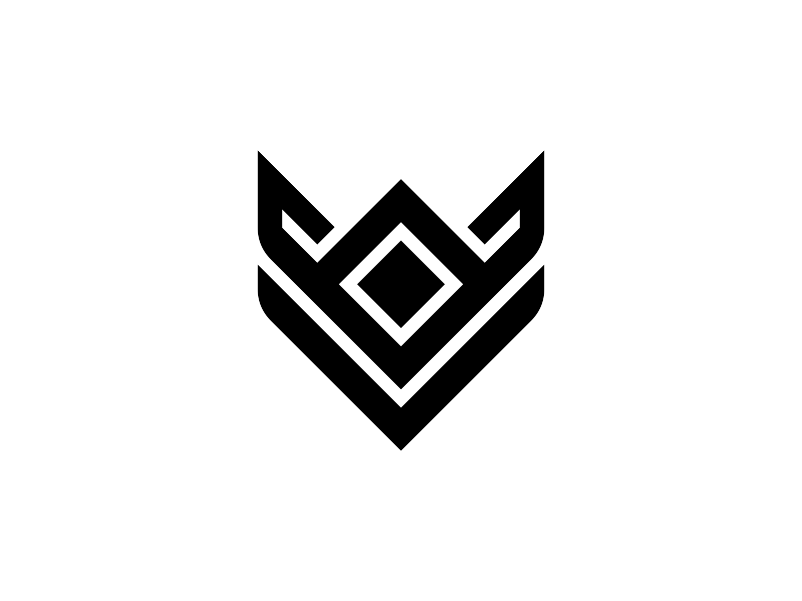 Modern Letter V Crown Logo by Aira | Logo Designer on Dribbble