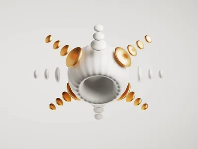 Ring 3d animation design illustration motion graphics
