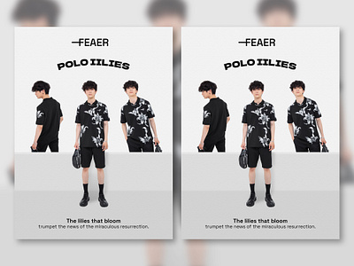 Polo iilies | Fashion Design banner collection fashion graphic design man social media