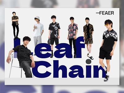 Leaf Chain | Fashion Design banner collection fashion graphic design man social media