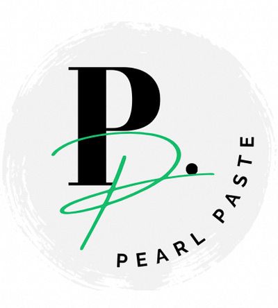 Pearl Paste Logo app branding design graphic design illustration logo typography ui ux vector