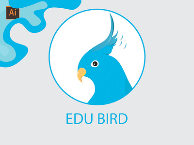 EDU BIRD logo 3d animation branding design graphic design illustration logo motion graphics ui vector