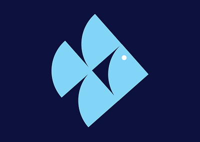 fish minimal logo design logo design logo maker minimal logo