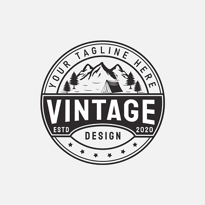 retro vintage logo animation branding graphic design motion graphics