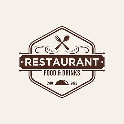 restaurant logo branding design graphic design logo motion graphics vector