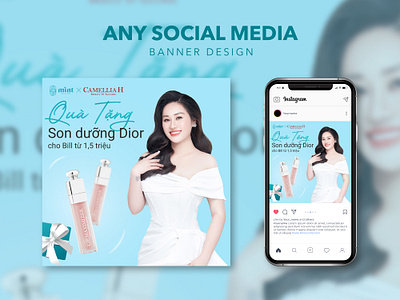 Bundled Gift | Cosmetic Dé banner bundled gift cosmetic gift graphic design social media
